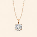Load image into Gallery viewer, Large Round Solitaire Pendant
