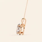 Load image into Gallery viewer, Oval Solitaire Pendant Double Bail
