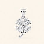 Load image into Gallery viewer, Heart Cut Clover Pendant
