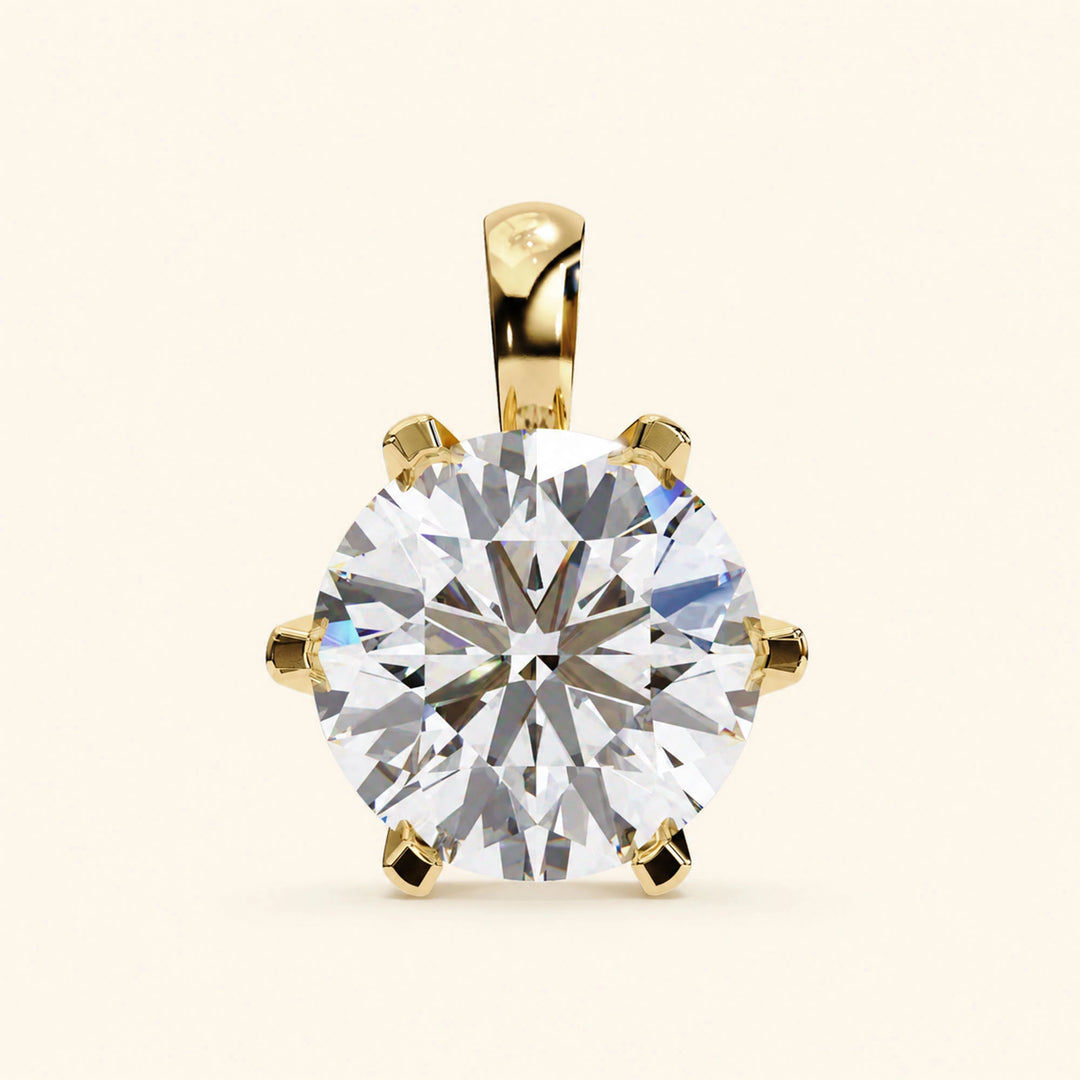 Round Crown Basket Pendant