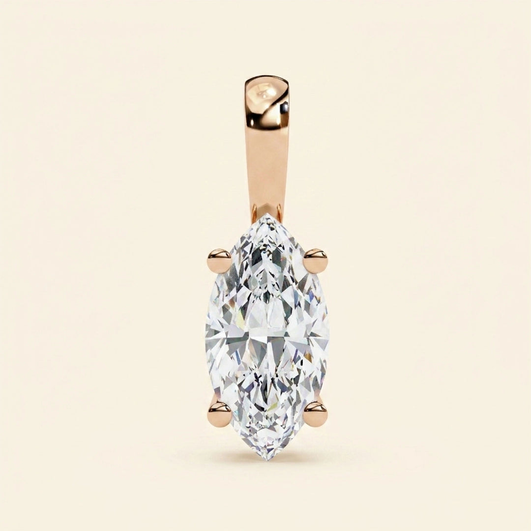 Marquise Solitaire Necklace