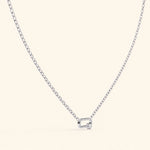 Load image into Gallery viewer, Prong Set Link Necklace
