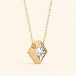 Load image into Gallery viewer, Princess Bezel Necklace
