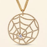 Load image into Gallery viewer, spider web necklace
