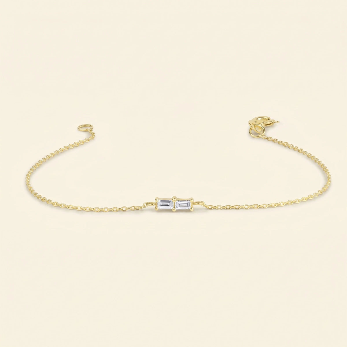 Baguette cut bracelet