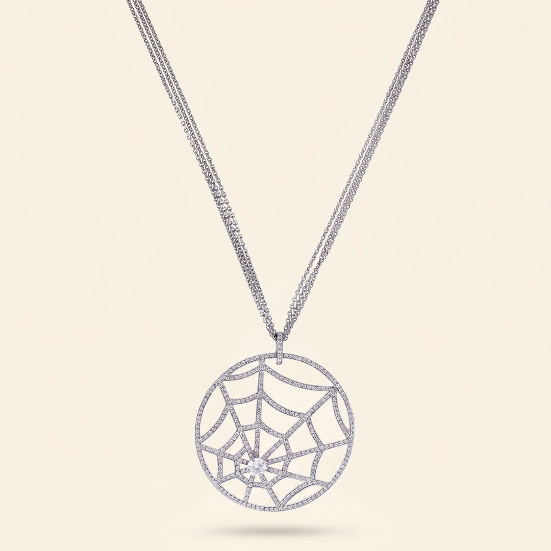 spider web necklace