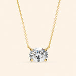Load image into Gallery viewer, Oval Solitaire Necklace
