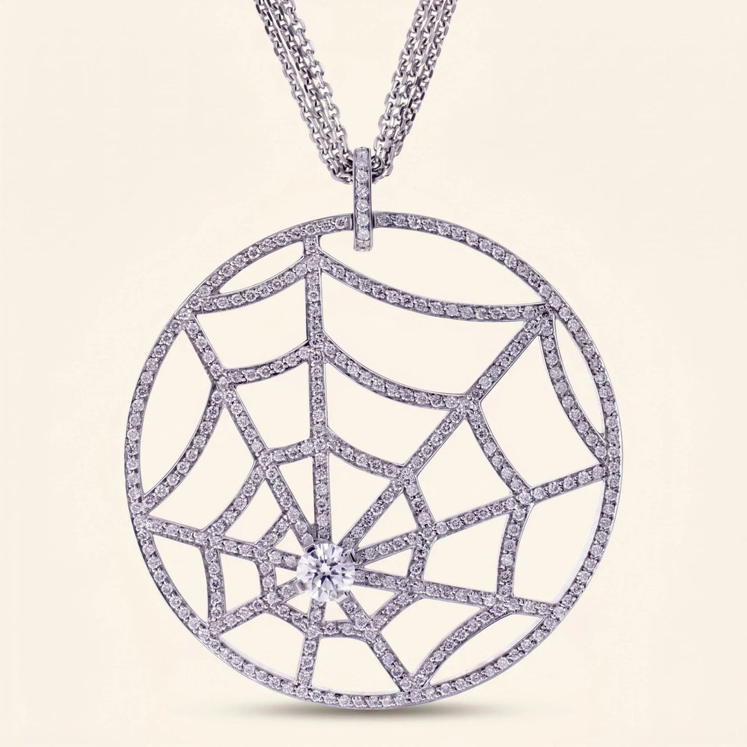 spider web necklace