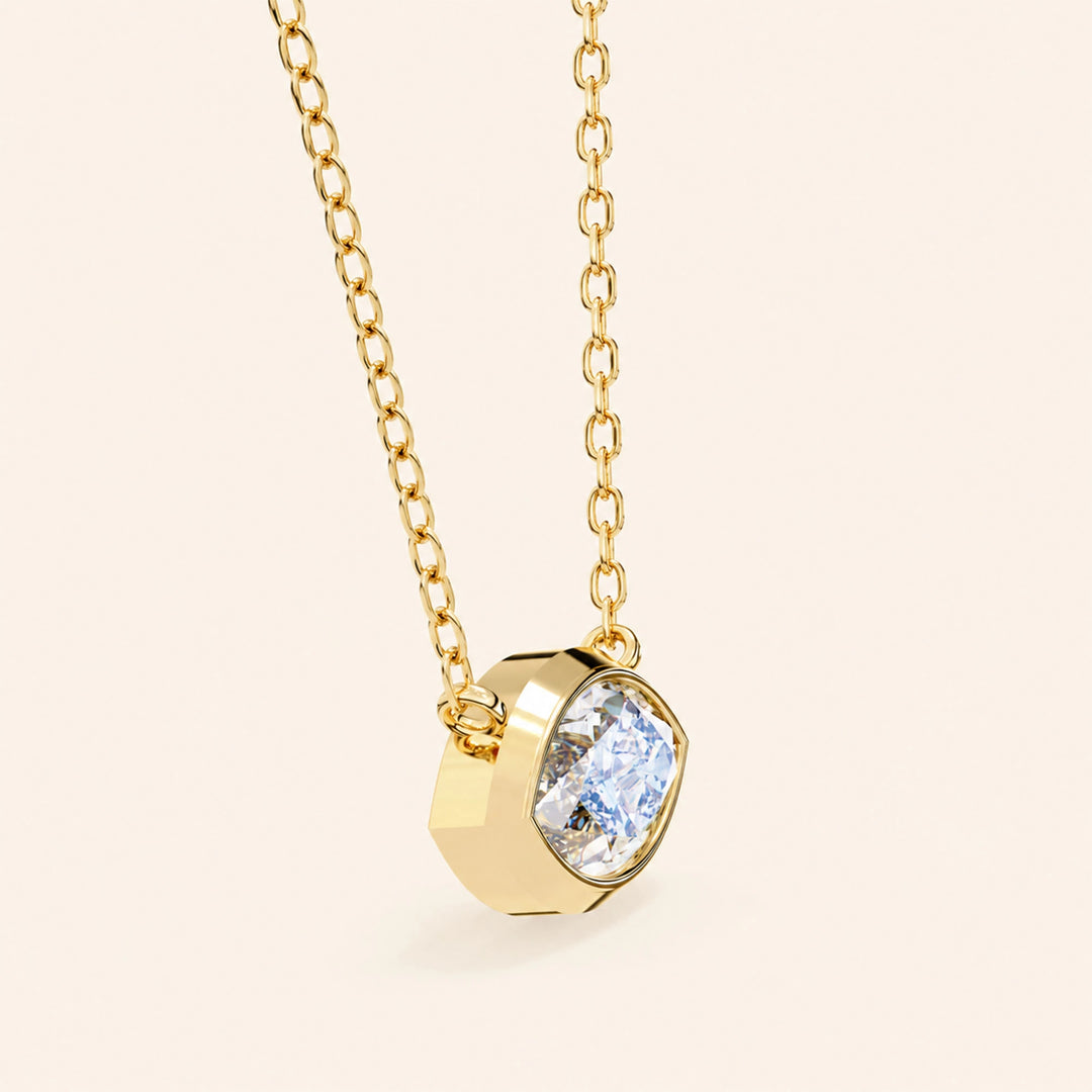Marquise Bezel Set Necklace