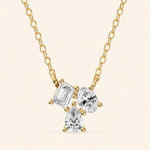 Load image into Gallery viewer, Front View Of Cluster Necklace
