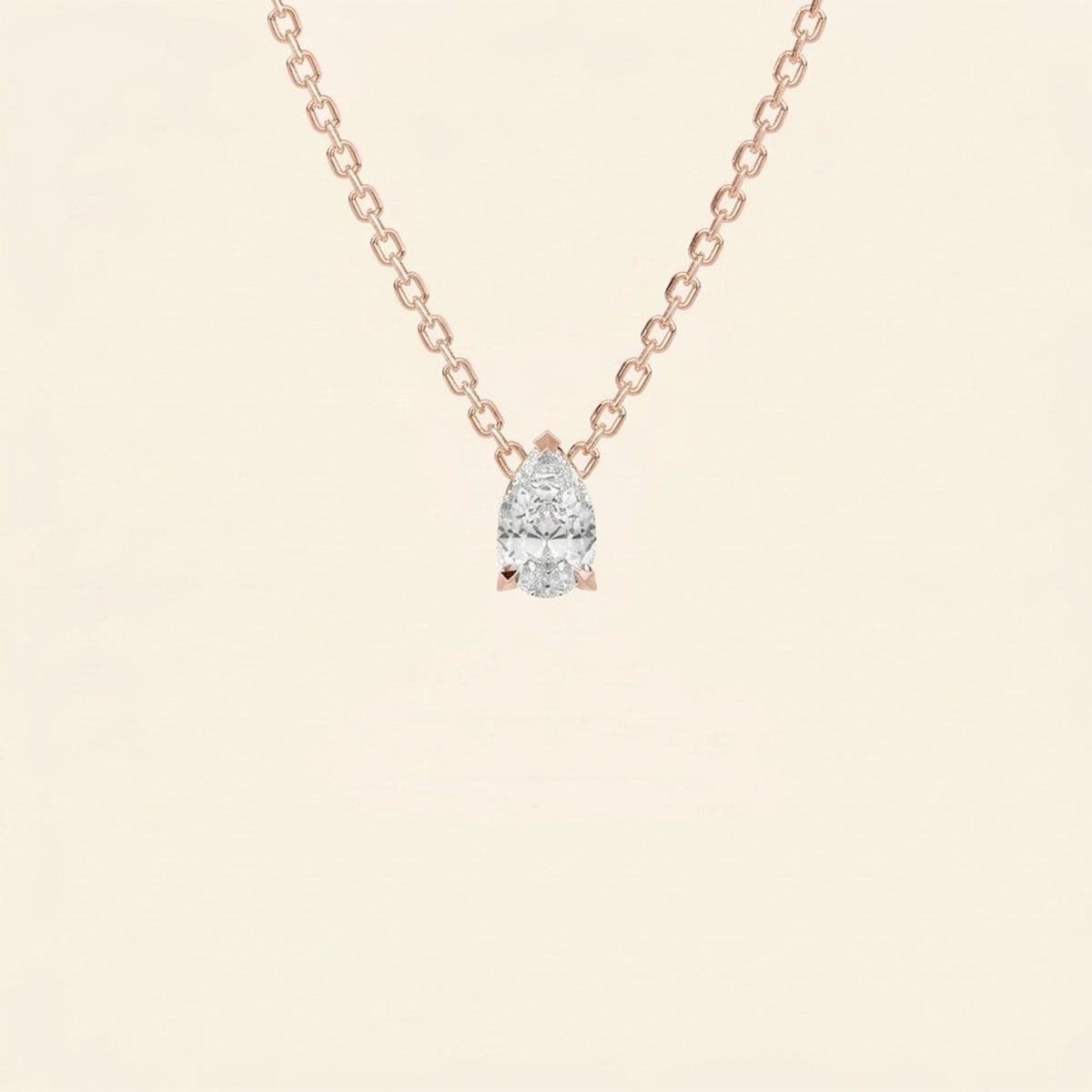Pear shaped necklace