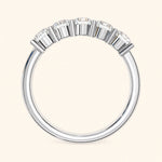 Load image into Gallery viewer, Back View Of 5 Stone Wedding Band
