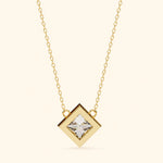 Load image into Gallery viewer, Princess Bezel Necklace
