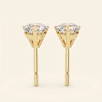 Load image into Gallery viewer, Round Brilliant Stud Earrings
