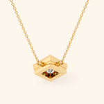 Load image into Gallery viewer, Princess Bezel Necklace

