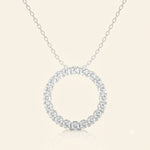 Load image into Gallery viewer, Round Eternity Circle Necklace
