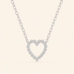Load image into Gallery viewer, Moissanite Heart Necklace
