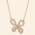 Load image into Gallery viewer, Round Butterfly Necklace
