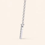 Load image into Gallery viewer, Side View Of Heart Pave Set Necklace
