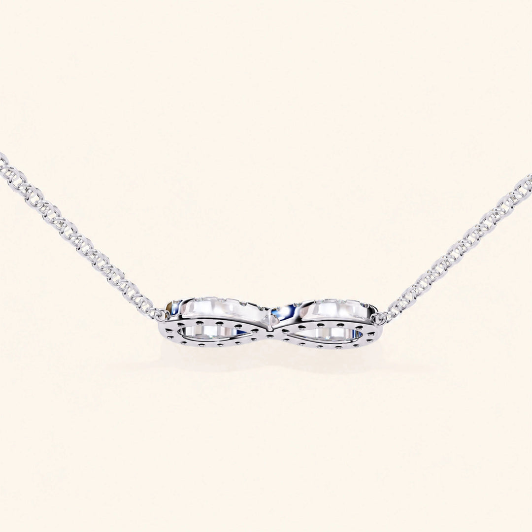 Side View Of Infinity Pendant