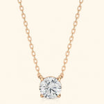 Load image into Gallery viewer, Round Brilliant Solitaire Necklace
