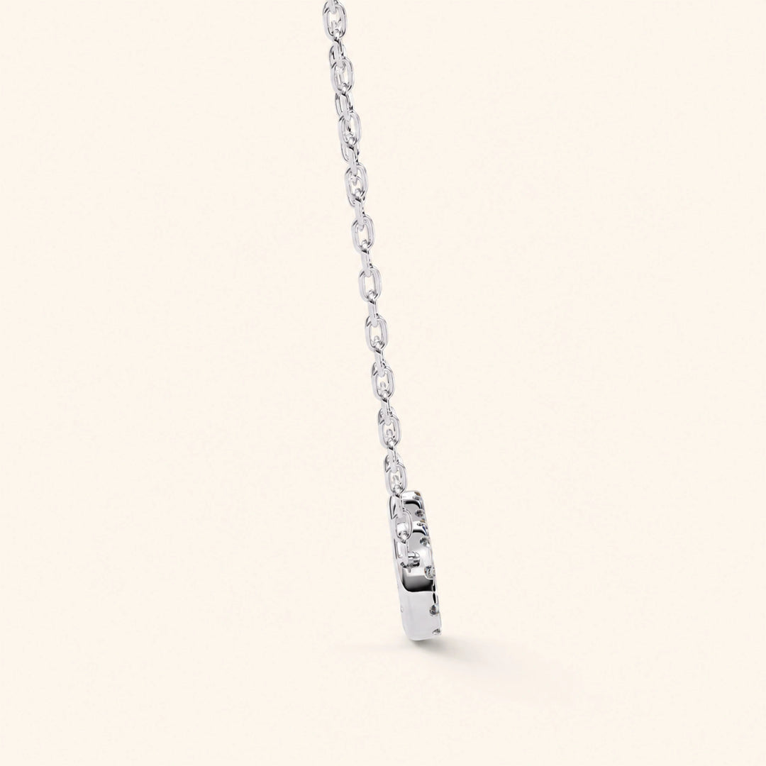 Side View Of Infinity Pendant
