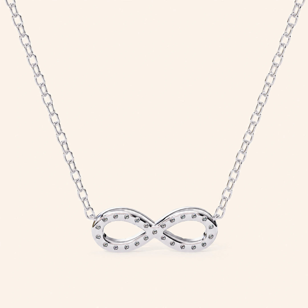 Back View Of Infinity Pendant
