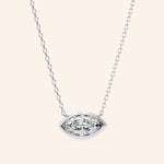 Load image into Gallery viewer, Marquise Bezel Set Necklace
