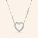 Load image into Gallery viewer, Moissanite Heart Necklace
