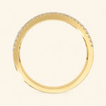 Load image into Gallery viewer, Back View Of Baguette Cut Wedding Band
