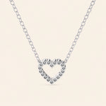 Load image into Gallery viewer, Moissanite Heart Necklace
