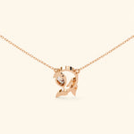 Load image into Gallery viewer, Back View Of Marquise Prong Set Necklace 
