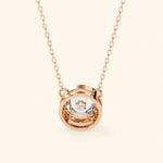 Load image into Gallery viewer, Round Cut Bezel Set Necklace
