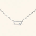 Load image into Gallery viewer, Prong Set Link Necklace
