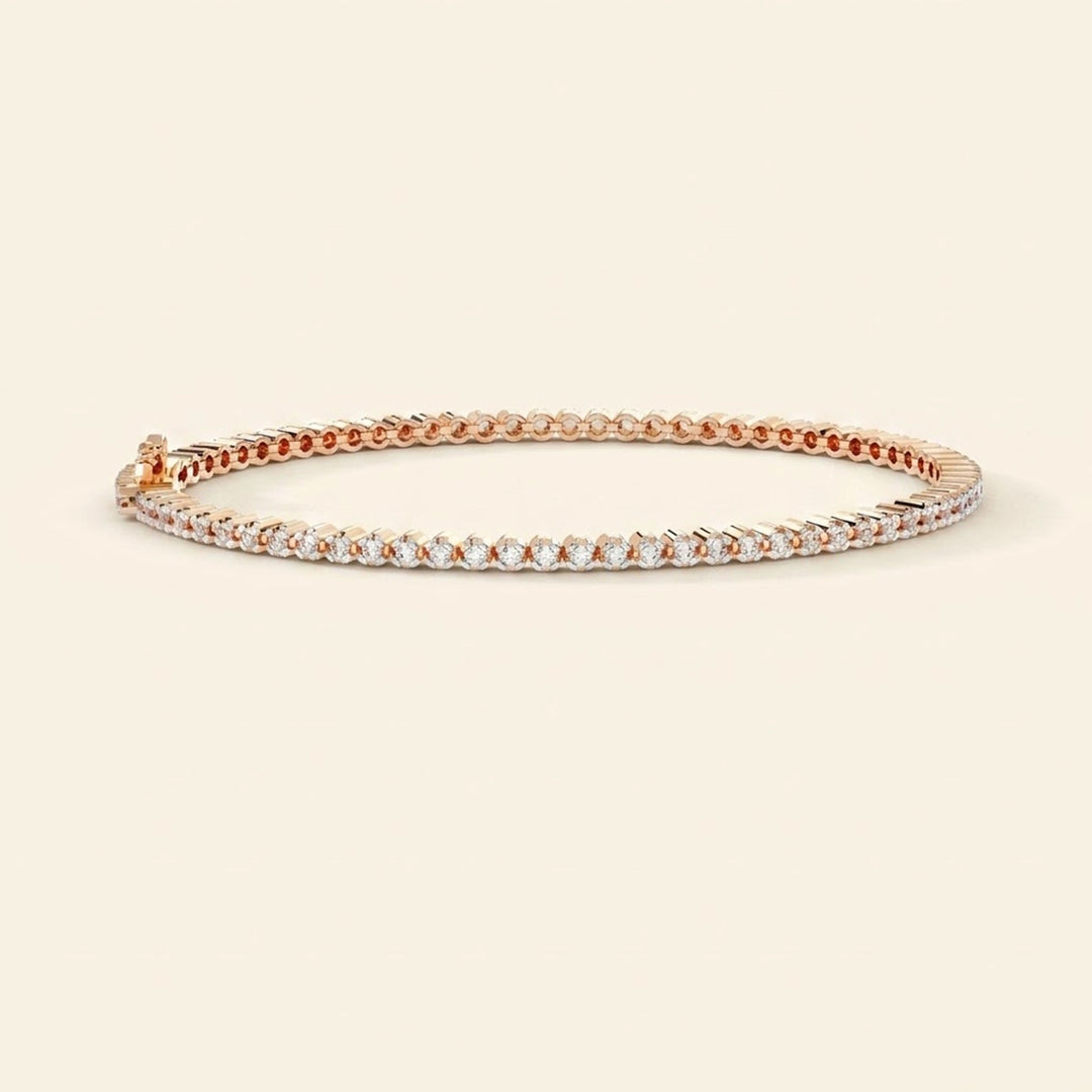 Round Shape Tennis Bracelet