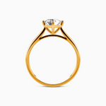 Load image into Gallery viewer, 1 Carat Round Cut Solitaire Moissanite Ring in Rose Gold
