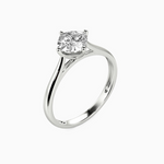 Load image into Gallery viewer, 1 Carat Round Cut Solitaire Moissanite Ring in Rose Gold

