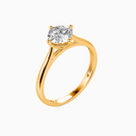 Load image into Gallery viewer, 1 Carat Round Cut Solitaire Moissanite Ring in Rose Gold
