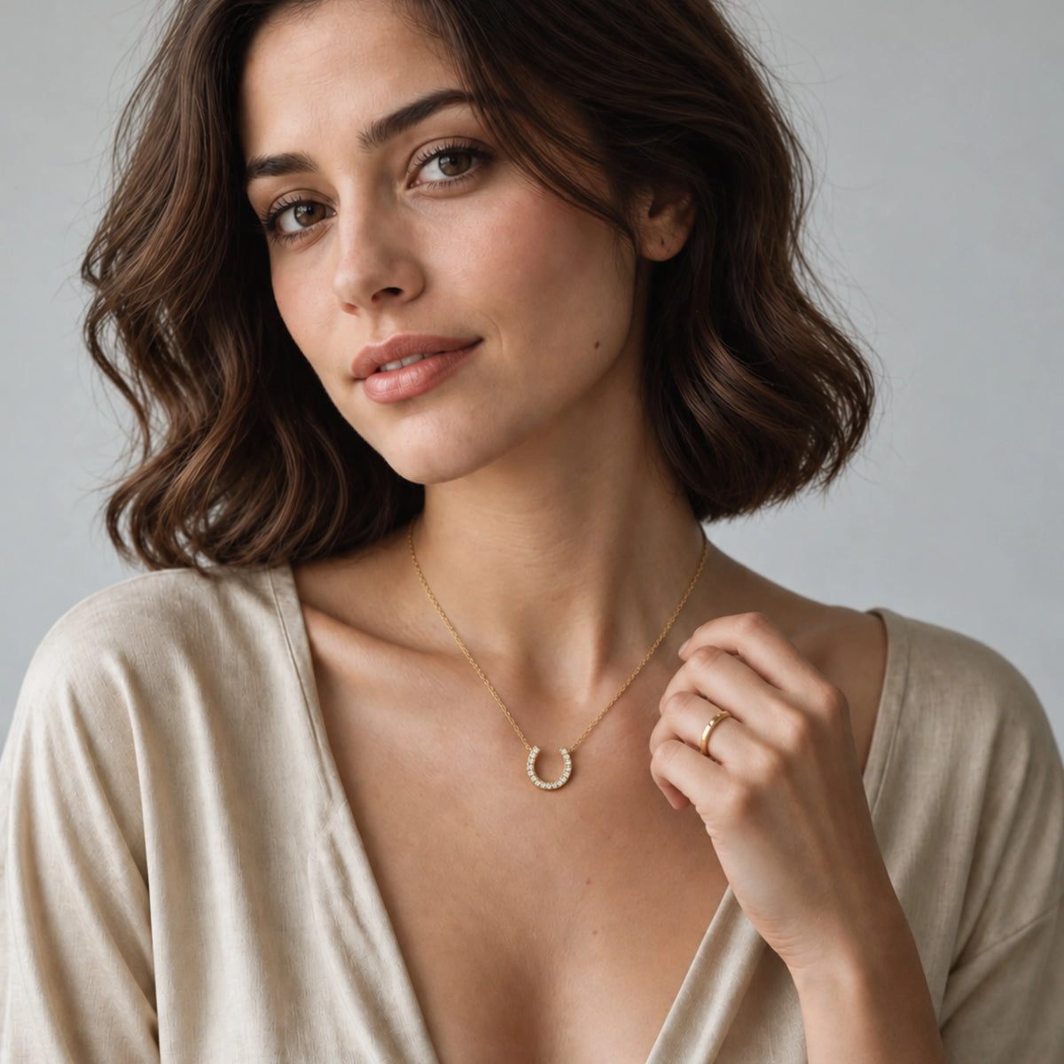 Horseshoe necklace