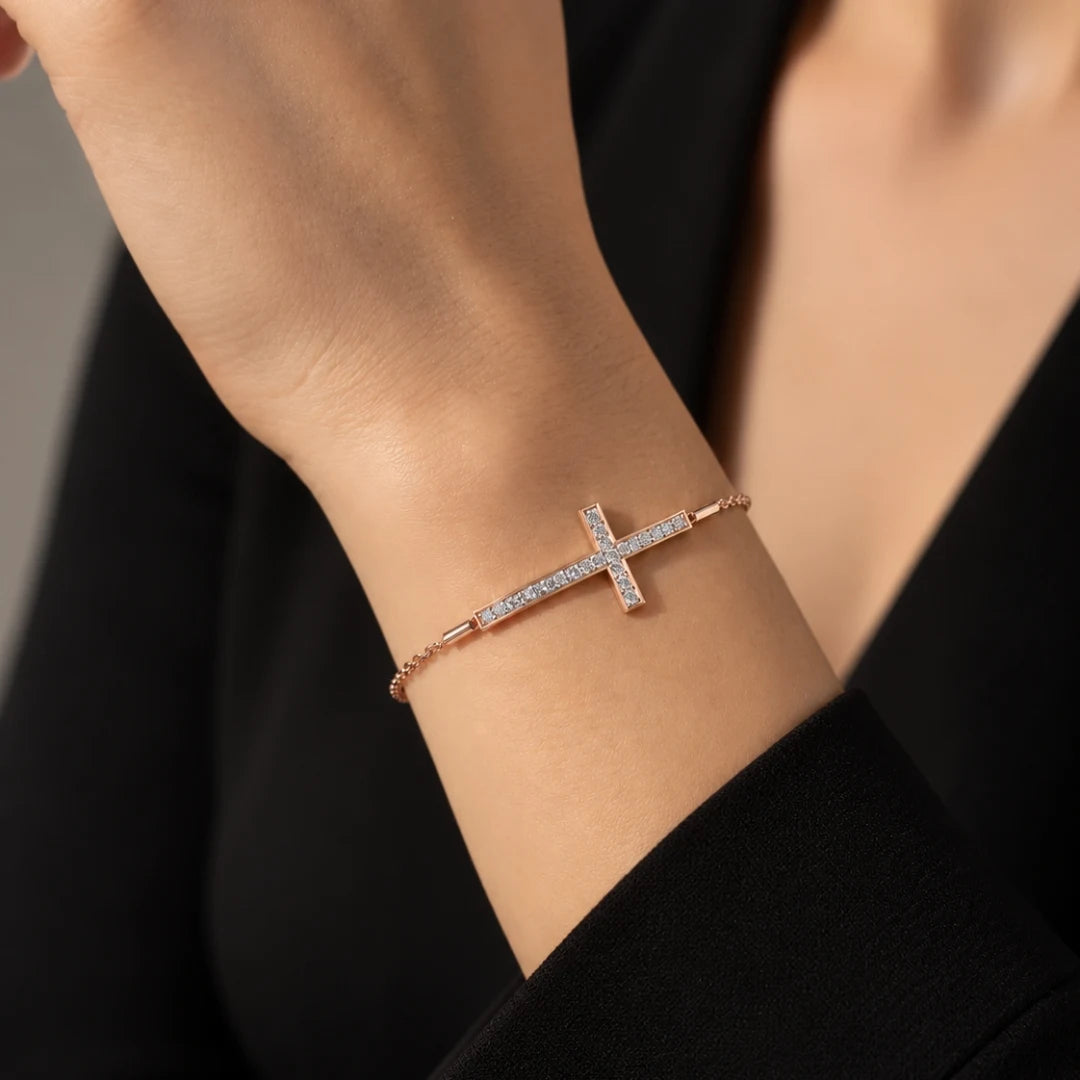 Cross bracelet for women