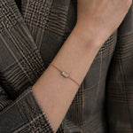 Load image into Gallery viewer, Baguette Cut Solitaire Bracelet
