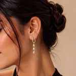 Load image into Gallery viewer, Boucles d'oreilles pendantes en forme de poire
