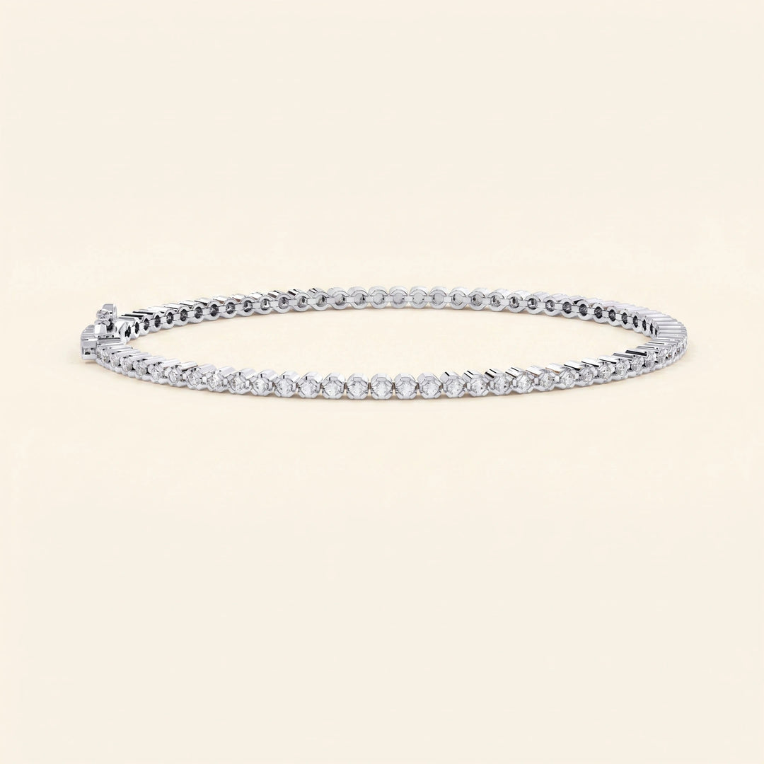 Round Shape Tennis Bracelet
