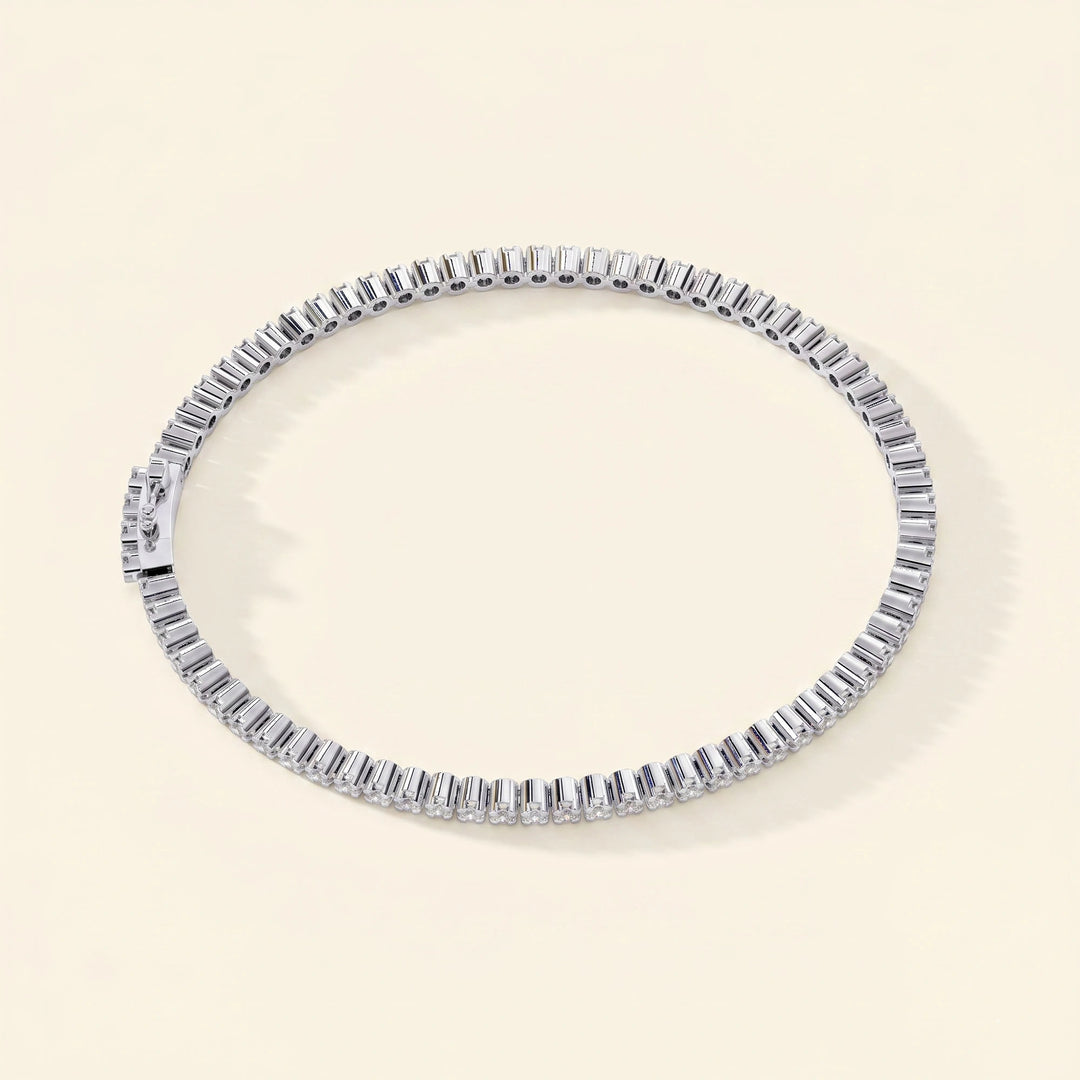 Round Shape Tennis Bracelet