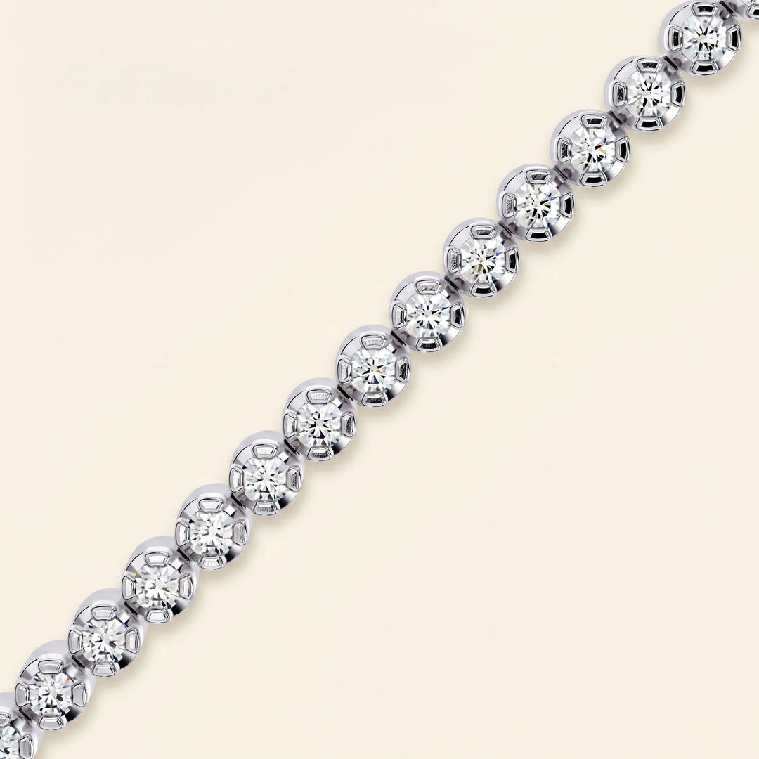 Round Shape Tennis Bracelet