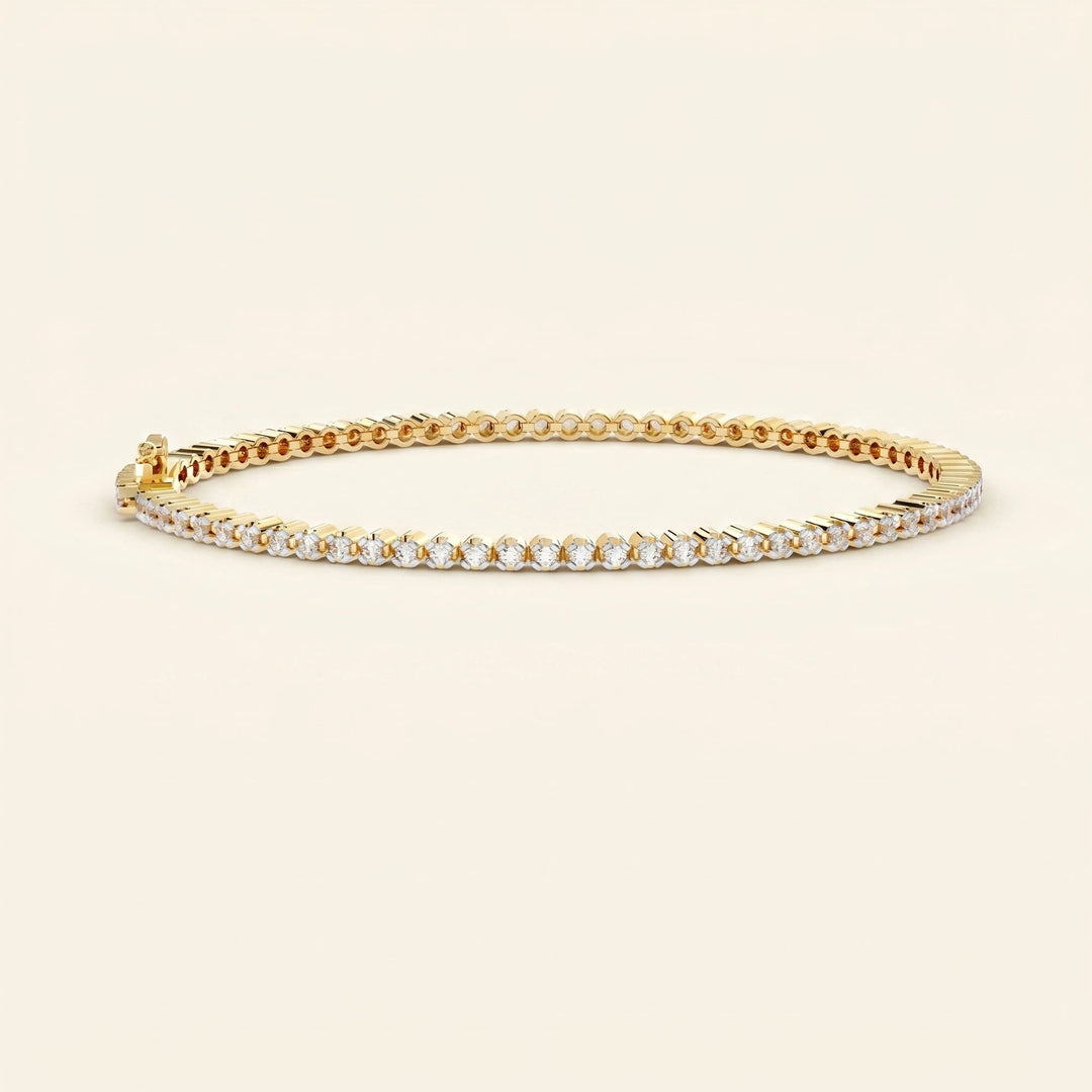 Round Shape Tennis Bracelet
