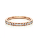 Load image into Gallery viewer, 1.40 mm V-split Moissnaite Ring rose gold
