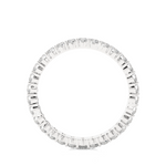 Load image into Gallery viewer, 2.00 Mm Round Cut Moissanite Shared Prong Eternity Band In Silver
