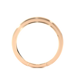 Load image into Gallery viewer, 0.5 Ct Moissanite Bead Bright Setting Wedding Band In Rose Gold
