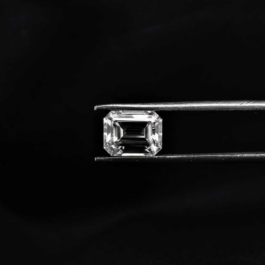 Emerald Cut Moissanite Stone